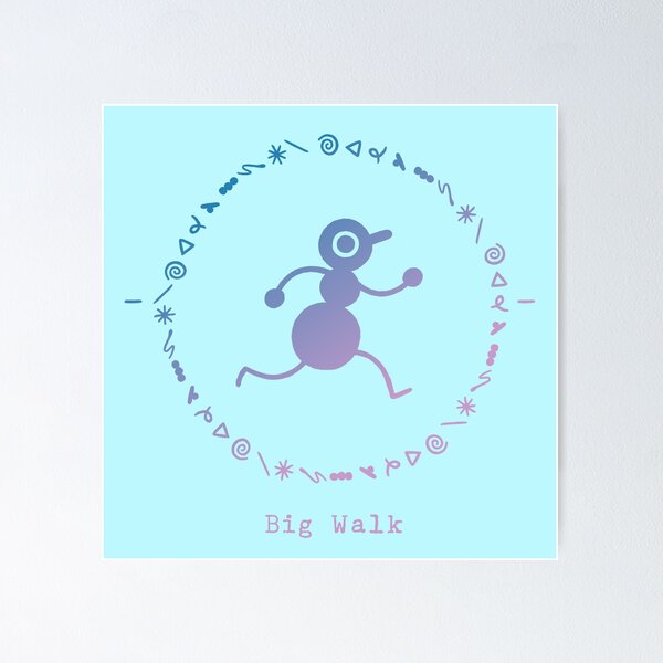 Item preview, Emblem - Big Walk designed and sold by Xpress-Art.