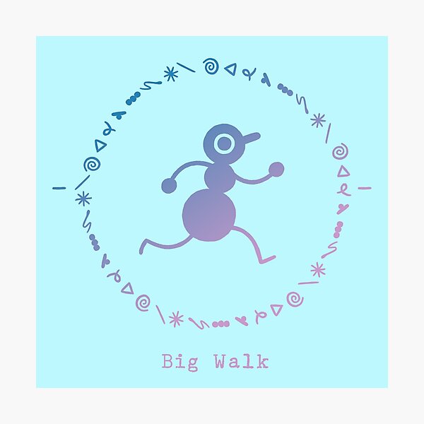 Item preview, Emblem - Big Walk designed and sold by Xpress-Art.