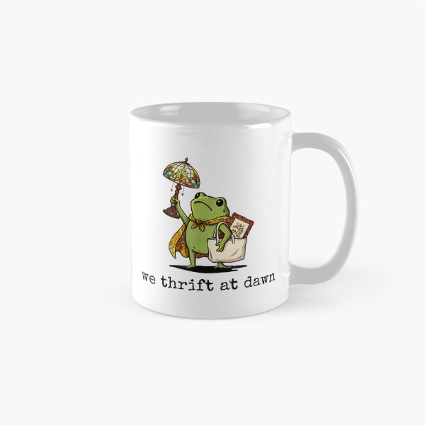 Item preview, We Thrift At Dawn Thrifting Frog Lover Graphic designed and sold by LakenDraphil.