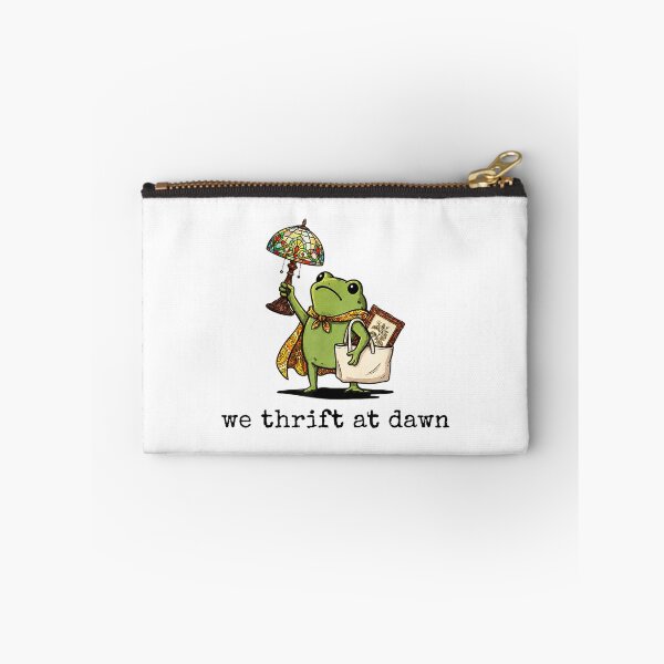 Item preview, We Thrift At Dawn Thrifting Frog Lover Graphic designed and sold by LakenDraphil.