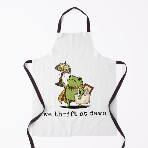 Item preview, We Thrift At Dawn Thrifting Frog Lover Graphic designed and sold by LakenDraphil.