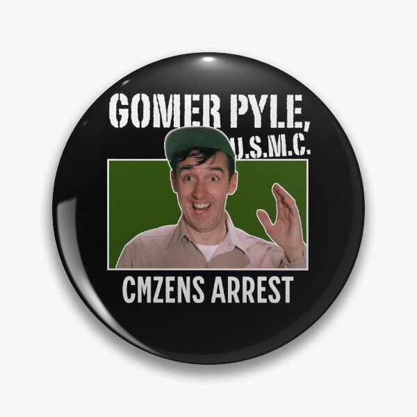 Item preview, Gomer Pyle U.S.M.C Cmzens Arrest Meme designed and sold by kikikikidesign.