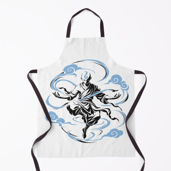 Item preview, Air Elemental Monk Martial Arts Wind Master Zen Illustration designed and sold by zzz888.