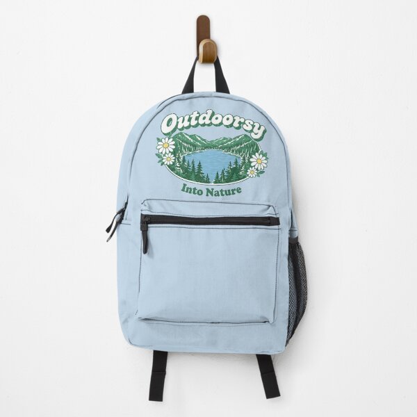 Item preview, Outdoorsy Groovy Floral Lake Into Nature designed and sold by HowToCanadian.