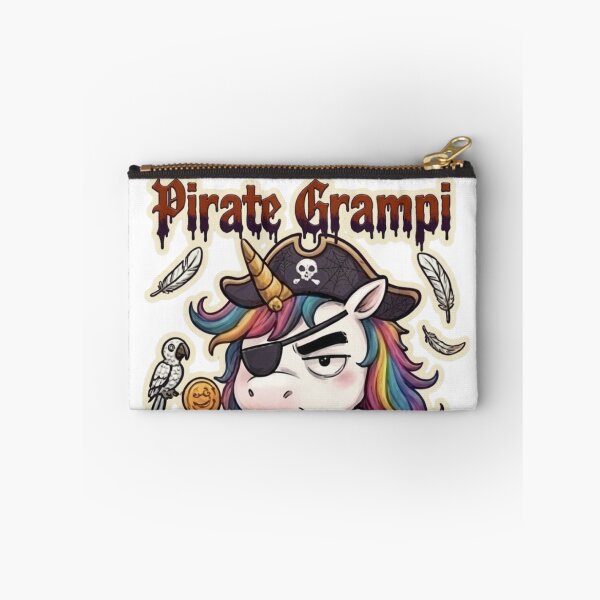 Item preview, Pirate Grampi No Treasure No Coffee Funny Halloween Unicorn designed and sold by Sitred123.