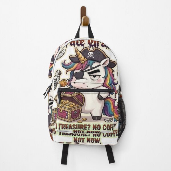 Item preview, Pirate Grampi No Treasure No Coffee Funny Halloween Unicorn designed and sold by Sitred123.