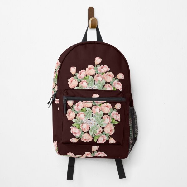 Item preview, Dark Brown Pink Tulip Floral Seamless Pattern designed and sold by Jyoti Digital Artist.
