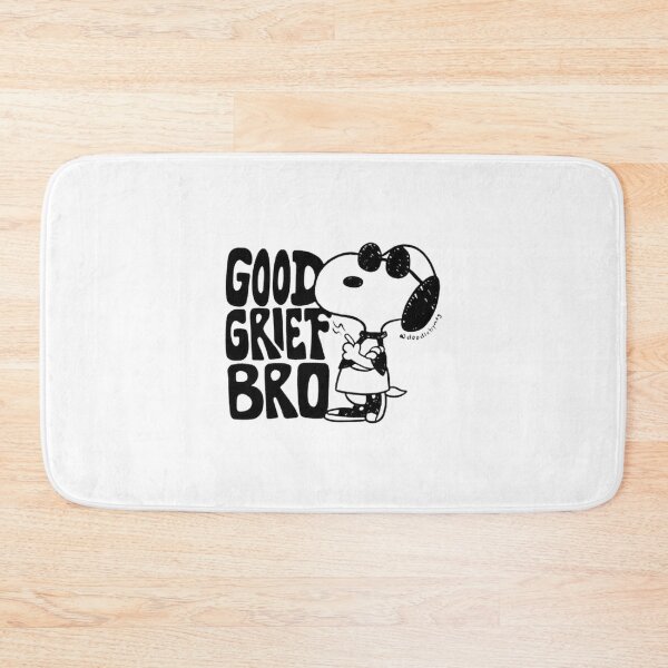 Item preview, Good Grief Bro Typography Design in Black Minimalist Style designed and sold by melchior19.