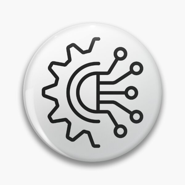 Item preview, AI Automation Gear Line Icon designed and sold by VectorForge Studio.
