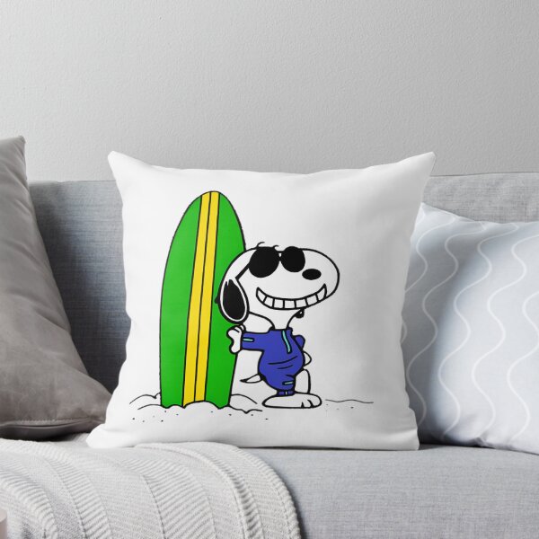 Item preview, Snoopy Inspired Surfer Summer Beach Vibe Design designed and sold by Surface-arts.
