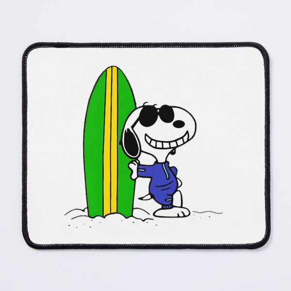 Item preview, Snoopy Inspired Surfer Summer Beach Vibe Design designed and sold by Surface-arts.