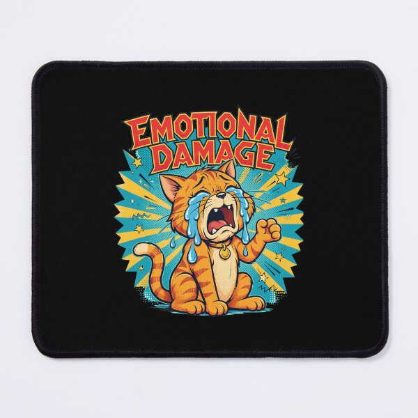 Item preview, Emotional Damage Crying Cat Meme Art designed and sold by TERECKETT.
