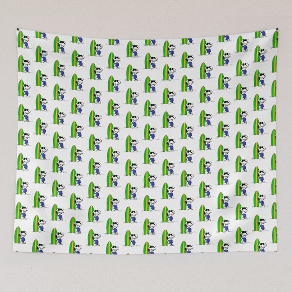 Item preview, Snoopy Inspired Surfer Summer Beach Vibe Design designed and sold by Surface-arts.