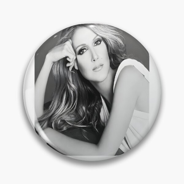 Item preview, Celine Dion Black & White Portrait  designed and sold by hamza mejjati.