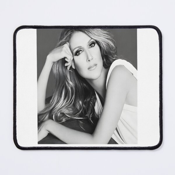 Item preview, Celine Dion Black & White Portrait designed and sold by hamza mejjati.