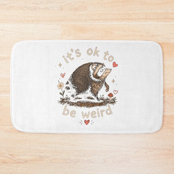 Item preview, It's Ok to Be Weird, Jimothy Raccoon Trend designed and sold by AARABwino.