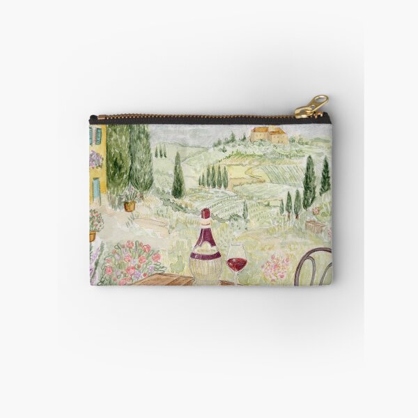 Item preview, Tuscan Landscape Watercolor – Italian Countryside Art designed and sold by Qualali Studio.
