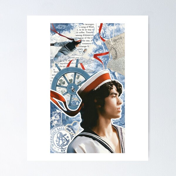 Item preview, Conan Gray Nautical Sailor Vintage Collage designed and sold by BorisPouros.