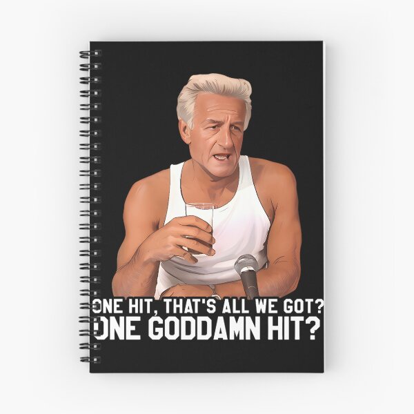 Item preview, Harry Doyle (Bob Uecker) "One hit, that's all we got? One goddamn hit?" Meme designed and sold by kikikikidesign.