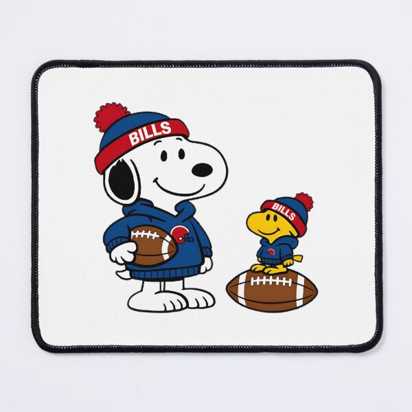Item preview, Buffalo-Inspired Football Design Featuring Snoopy and Woodstock Characters designed and sold by melchior19.