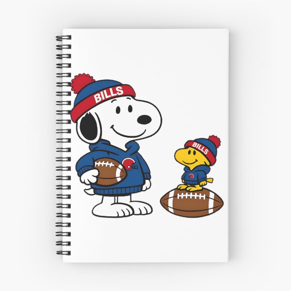 Item preview, Buffalo-Inspired Football Design Featuring Snoopy and Woodstock Characters designed and sold by melchior19.