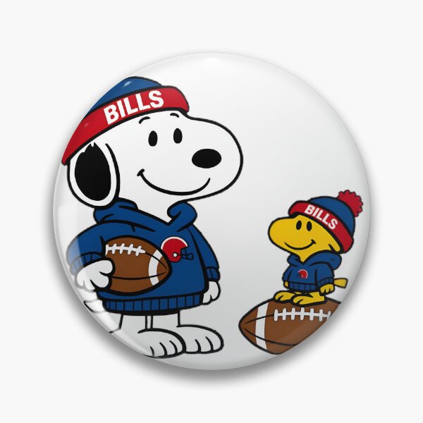 Item preview, Buffalo-Inspired Football Design Featuring Snoopy and Woodstock Characters designed and sold by melchior19.