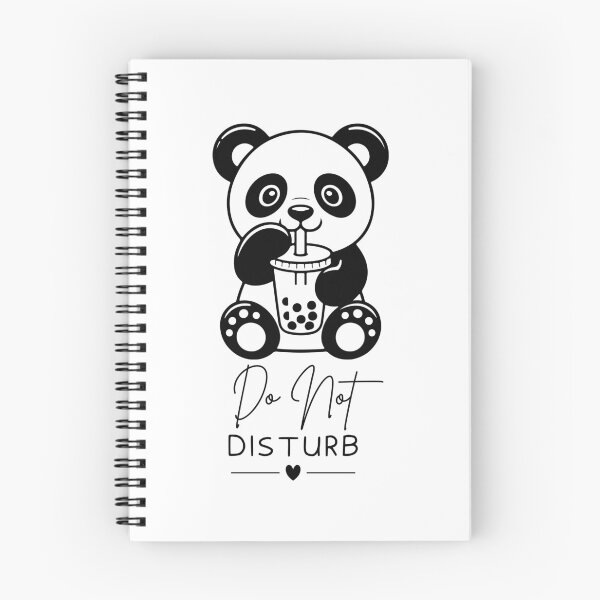 Item preview, Do Not Disturb Boba Panda Design designed and sold by FlareCraftStudio.