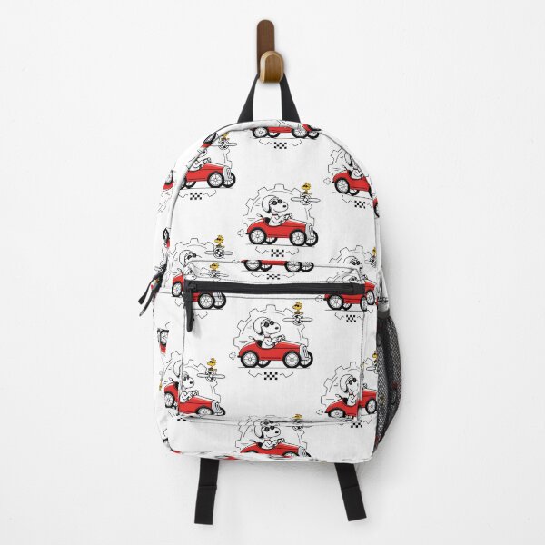 Item preview, Snoopy Driving Race Car with Woodstock Cute Cartoon Design designed and sold by Surface-arts.