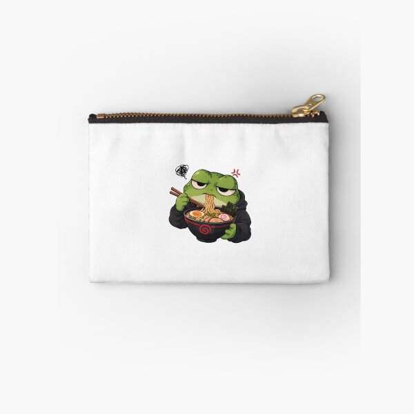 Item preview, Grumpy Frog Eating Ramen designed and sold by CutieGalore.