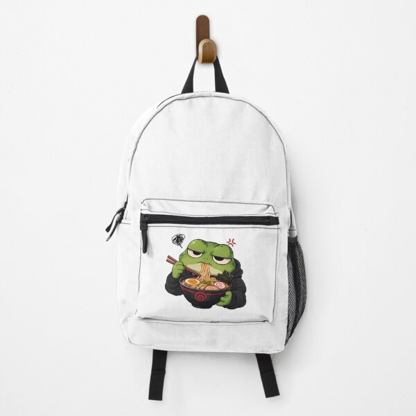 Item preview, Grumpy Frog Eating Ramen designed and sold by CutieGalore.