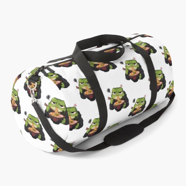 Item preview, Grumpy Frog Eating Ramen designed and sold by CutieGalore.