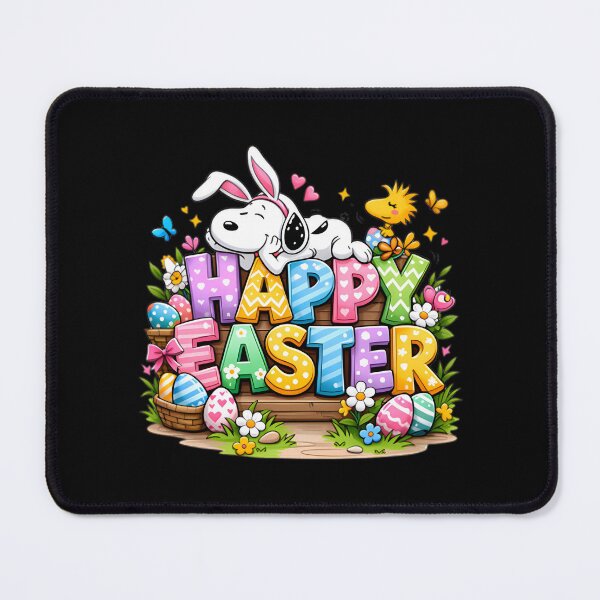 Item preview, Happy Easter Cute Bunny Design Featuring Snoopy Style Illustration designed and sold by melchior19.