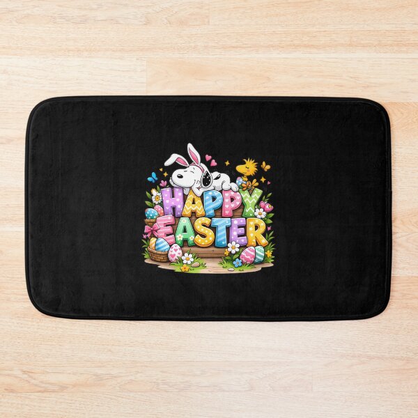 Item preview, Happy Easter Cute Bunny Design Featuring Snoopy Style Illustration designed and sold by melchior19.