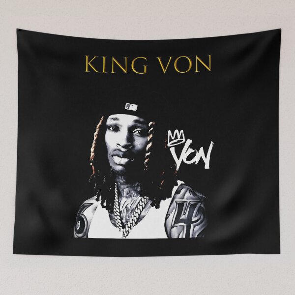 Item preview,  King Von Bw designed and sold by EZ7Games.