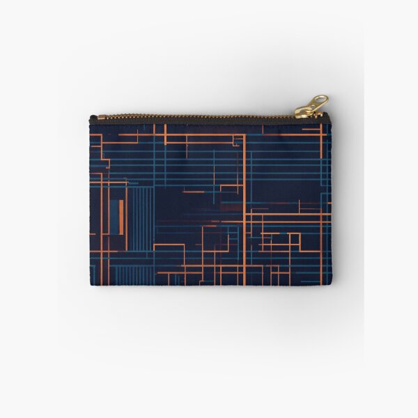 Item preview, Technological Blue and Orange Lines designed and sold by shelteredinside.