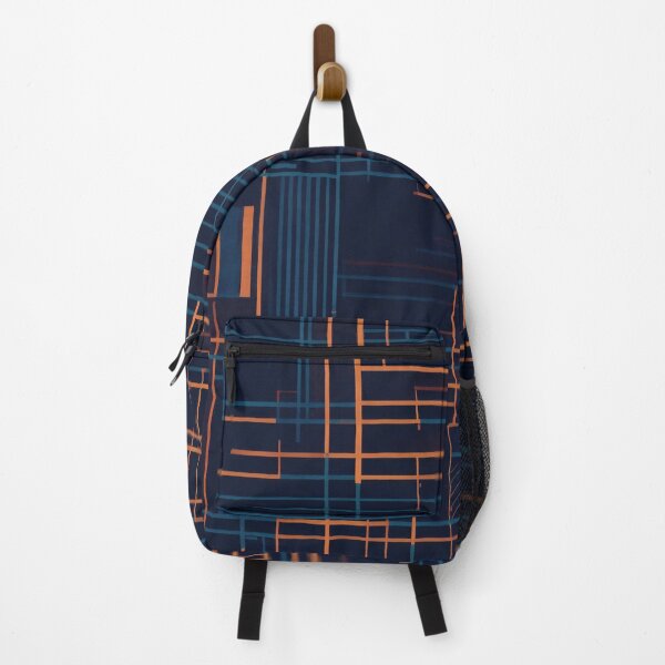Item preview, Technological Blue and Orange Lines designed and sold by shelteredinside.