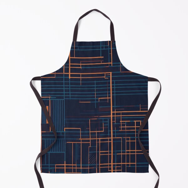 Artikelvorschau, Technologische blaue und orange Linien entworfen und verkauft von shelteredinside.