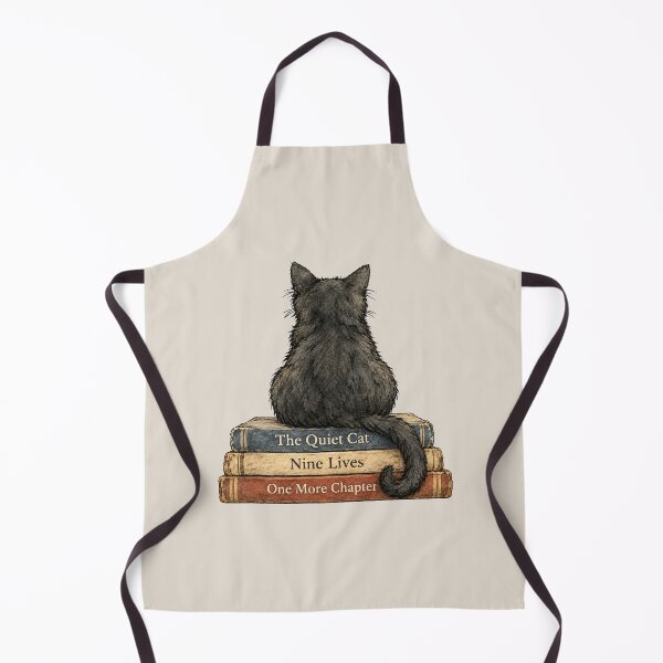 Item preview, Black Cat on Vintage Books designed and sold by ChirpInc.