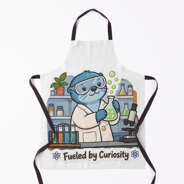 Item preview, Cute Otter Scientist – Fueled by Curiosity Science Lover Gift designed and sold by Isliath.