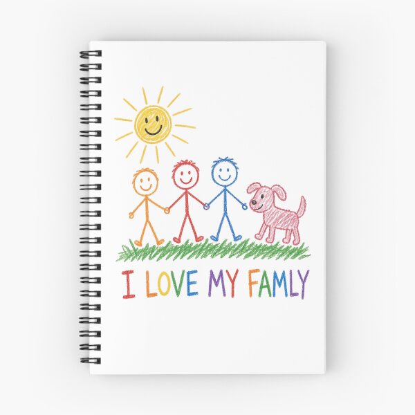 Item preview, Cute Stick Figure Family With Dog designed and sold by Pawfect Vibes Hub.
