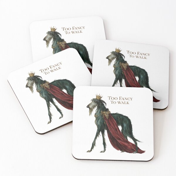 Item preview, Royal Irish Wolfhound Too Fancy To Walk Funny Dog Owner Gift designed and sold by Anastasiia Yurevych.