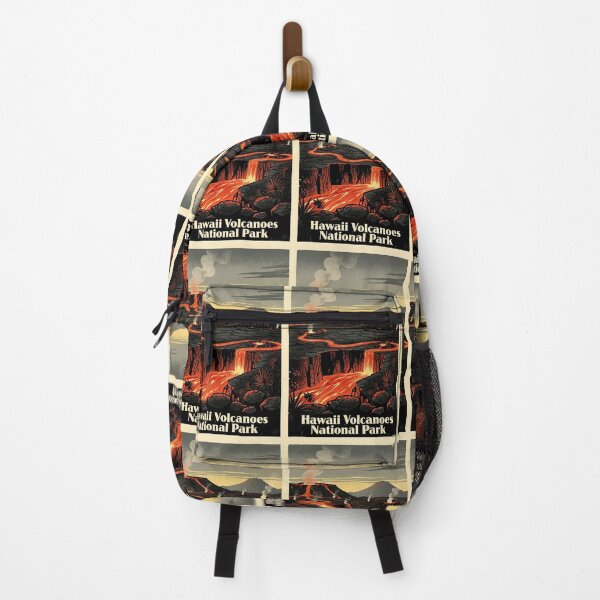 Item preview, Hawaii Volcanoes National Park Vintage Travel Art designed and sold by Teelogic.