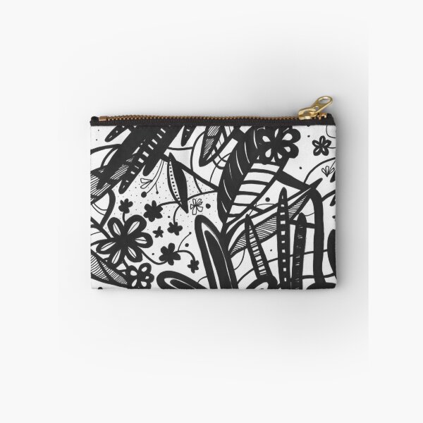 Item preview, A sea of flowers in black and white designed and sold by Antje Wauer.
