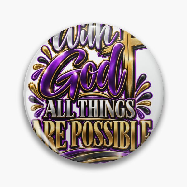 Item preview, With God, All Things Are Possible designed and sold by BTeez International.