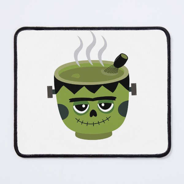 Item preview, Cute matcha green tea Frankenstein monster Halloween designed and sold by Tanapan2529.