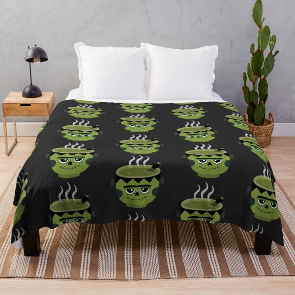 Item preview, Cute matcha green tea Frankenstein monster Halloween designed and sold by Tanapan2529.