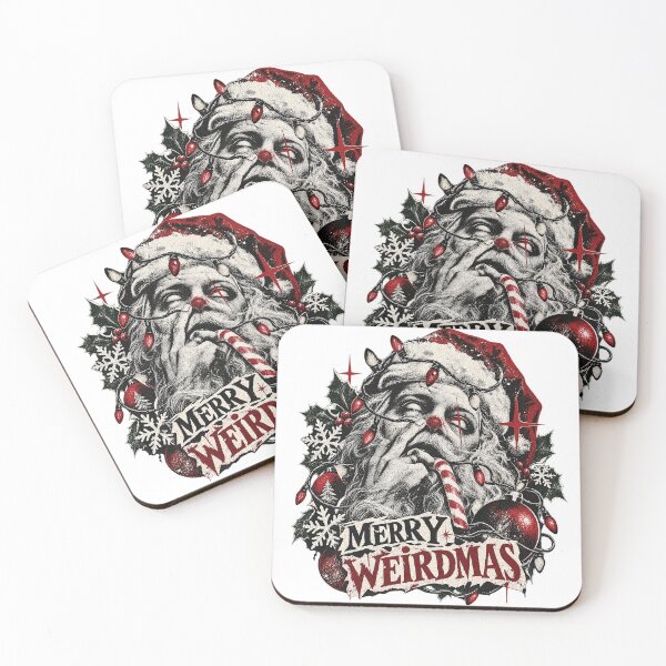 Item preview, Merry Weirdmas Creepy Santa Alternative Holiday Grunge Art designed and sold by zzz888.