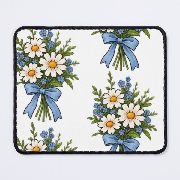 Item preview, Wildflower Bouquet Daisy and Forget-Me-Not – Vintage Cottagecore Floral Sticker designed and sold by Anstickerrr.