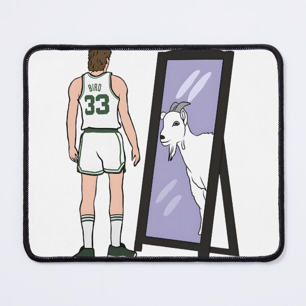 Item preview, Larry Bird Inspired Basketball GOAT Mirror Design designed and sold by obs209.