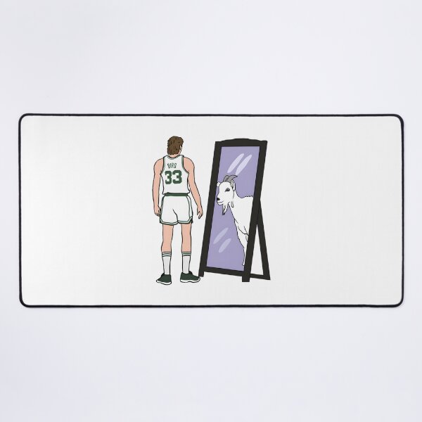 Item preview, Larry Bird Inspired Basketball GOAT Mirror Design designed and sold by obs209.